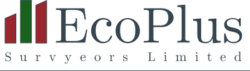Logo of Ecoplus Surveyors Limited showing the company name and an abstract representation of a house